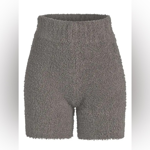 SKIMS Pants - Skims Cozy Knit Shorts Gray Size Small / Medium